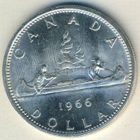 Kanada 1966. 1$ Ag "Kenu" T:2