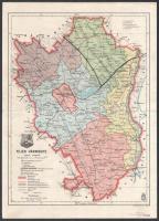 1941 Fejér vármegye térképe, 1:335 000, M. kir. honv. Térképészeti Intézet, 35×25 cm