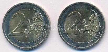 Írország 2012. 2E "10 éves az Euró" (2x) T:1,1-
Ireland 2012. 2 Euro "10th anniversa...