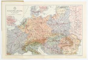 Közép-Európa új térképe, 1:5 250 000, Magyar Földrajzi Intézet Rt., 34×50 cm