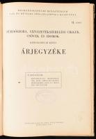 1962 Fürdőszoba, vízvezeték-szerelési cikkek, csövek és idomok kereskedelmi képes árjegyzéke I-II. k...