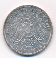 Német Államok / Baden 1912G 3M Ag "II. Frigyes" T:2-
German States / Baden 1912G 3 Mark A...