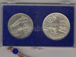 1974 50Ft+100Ft "M. N. B." ezüst tokban T:BU