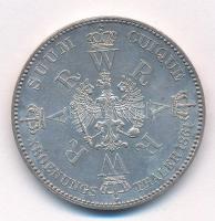 Német Államok / Poroszország 1861A Tallér Ag "I. Vilmos és Auguszta koronázása" Berlin T:1...