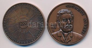 2000. "MÉE köszönti az Államalapítás ezredik évfordulóját" kétoldalas Br naptárérem (42,5m...
