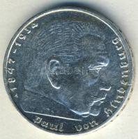 Német 3. Birodalom 1939A 2M Ag "Hindenburg" T:2/3