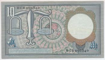 Hollandia 1953. 10G "BCB090840" T:III szép papír
Netherlands 1953. 10 Gulden "BCB090...