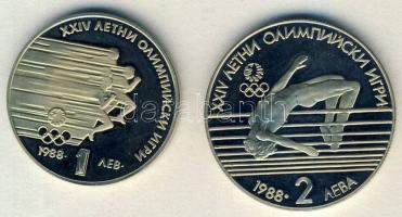 Bulgária 1988. 1L + 2L "Olimpia" T:PP
