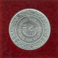 1984  500Ft "...Nők Éve" ezüst tokban T:BU