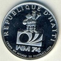 Haiti 1973. 25G Ag "Labdarúgó VB" T:PP