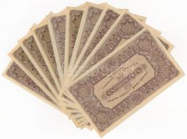 1923. 100K (10x) közte nyomdahely jelöléssel és anélkül T:I-III szép papír, az egyiken pici lyuk
Ad...