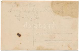 1916 Székelyudvarhely-Hosszúpályi, Transportzug / Első világháborús osztrák-magyar katonai vonat / W...