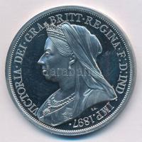 Ausztrália DN Viktória királynő kétoldalas fém emlékérem (38mm) T:PP Australia ND Queen Victoria two-sided metal medallion (38mm) C:PP