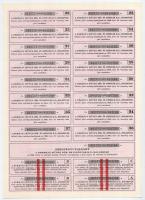 Kolozsvár 1941. "Dermata Művek Bőr- és Cipőgyár Részvénytársaság, Kolozsvár" 10 részvénye ...