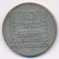 Franciaország 1932. 10Fr Ag T:2- patina France 1932. 10 Francs Ag C:VF patina Krause KM#878