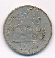 Belgium 1949. 50Fr Ag T:2- Belgium 1949. 50 Francs Ag C:VF Krause KM#136.1