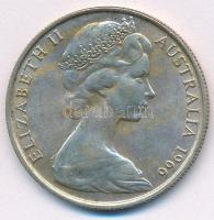 Ausztrália 1966. 50c Ag &quot;II. Erzsébet&quot; T:1- patina Australia 1966. 50 Cents Ag &quot;Elizabeth II&quot; C:AU patina Krause KM#67