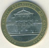 Vatikán / Magánkiadás 1978. "I. János Pál - Szt. Sebestyén-katakombák" bimetál emlékérem T...