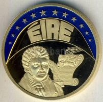 Írország / Magánkiadás 1999. ECU aranyozott bicolor emlékérem T:PP
