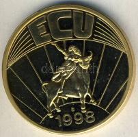 1988. Európa / Magánkiadás ECU aranyozott bicolor emlékérem T:PP