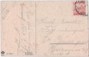 1918 Mutterliebe / Lady art postcard. K.V.B. 9614. s: B. Dietze (EB)