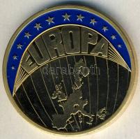 1988. Európa / Magánkiadás ECU aranyozott bicolor emlékérem T:PP
