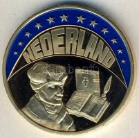 1993. Hollandia / Magánkiadás ECU aranyozott bicolor emlékérem T:PP