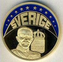 Svédország / Magánkiadás 1997. ECU aranyozott bicolor emlékérem T:PP