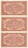 1920. 2K (3x) "2aa 027 803.702-803.704" sorszámkövetők T:III kis folt
Adamo K7