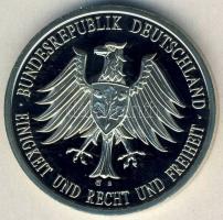 NSZK / Magánkiadás 1991. "II. Vilmos császár" újezüst emlékveret T:PP tanúsítvánnyal