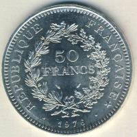 Franciaország 1976. 50Fr Ag T:1-/2+