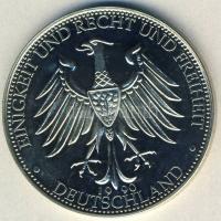 NSZK / Magánkiadás 1990. "Német Egység" újezüst emlékérem T:PP