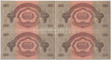 1944. 100P (8x) "A Vöröshadsereg Parancsnoksága", "EB 519485-519492" sorszámköve...