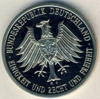 NSZK / Magánkiadás 1991. "II. Vilmos császár" újezüst emlékveret T:PP