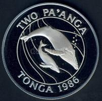 Tonga 1986. 2P Ag "25 éves a WWF" T:PP