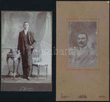 11 db vegyes keményhátú fotó délvidéki műtermekből, vegyes méretben