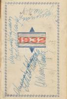 1932 "Mamoriam" zsebnaptár, gyorsírásos jegyzetekkel