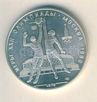 Szovjetunió 1979. 10R Ag "Olimpia-kosárlabda" T:BU