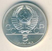 Szovjetunió 1977. 5R Ag "Olimpia-Leningrád" T:1