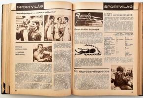 1969 Sportélet V. évf. 1-12. sz. Teljes évfolyam, félvászon-kötésben