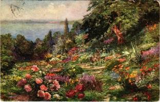 1916 Landscape art postcard. B.K.W.I. 439-5. artist signed (EK)