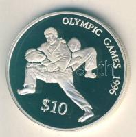Fiji-szigetek 1993. 10$ Ag "Olimpia-Dzsúdó" T:PP