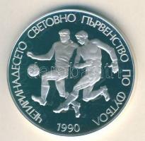 Bulgária 1989. 25L Ag "Labdarúgás" T:PP