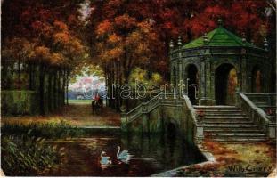 1917 Landscape art postcard s: Wilh. Eilers (EB)