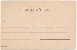 Fényes, elegáns minden nálad... Humoros világosság felé tartandó lap / humour. hold to light litho (...