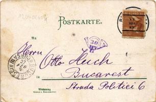 1897 (Vorläufer!) Donaustauf, Gruss aus der Walhalla bei Regensburg. Walhalle Inneres, Ludwig I. Kön...