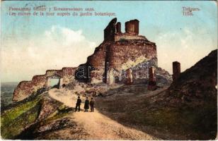 1912 Tbilisi, Tiflis; Les ruines de la tour aupres du jardin botanique / The ruins of the tower near the botanical garden (EK)