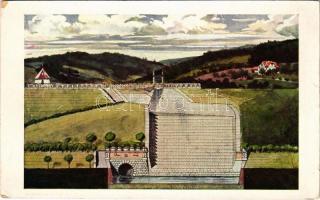 Luhacovice, Stavba údolní prehrady u Luhacovic / construction of a valley dam (worn corners)