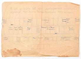 1916 A cs. és kir. 60. egri gyalogezred pótzászlóaljának tuisztikara Kutna-Horában névsor, tablókép ...