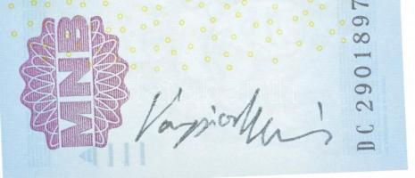 2015. 1000Ft "DC" a tervező, Vagyóczky Károly aláírásával T:I